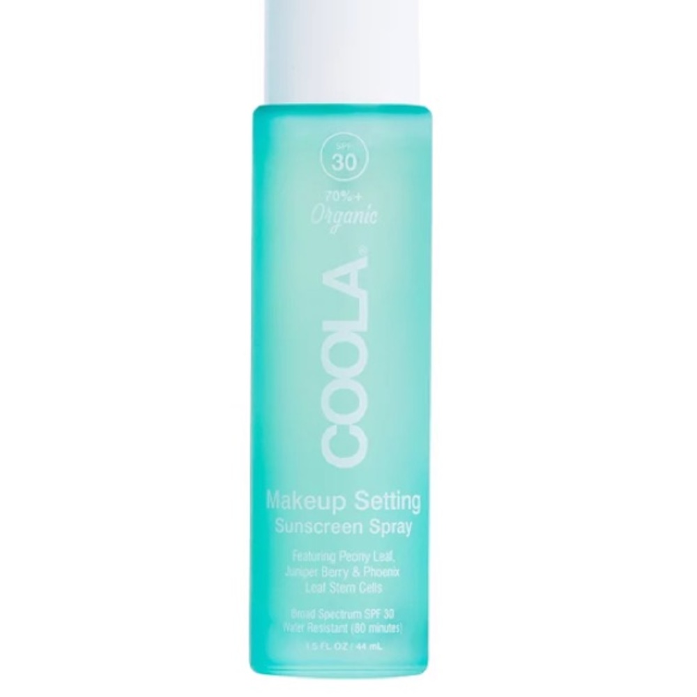 COOLA makeup setting spray SPF